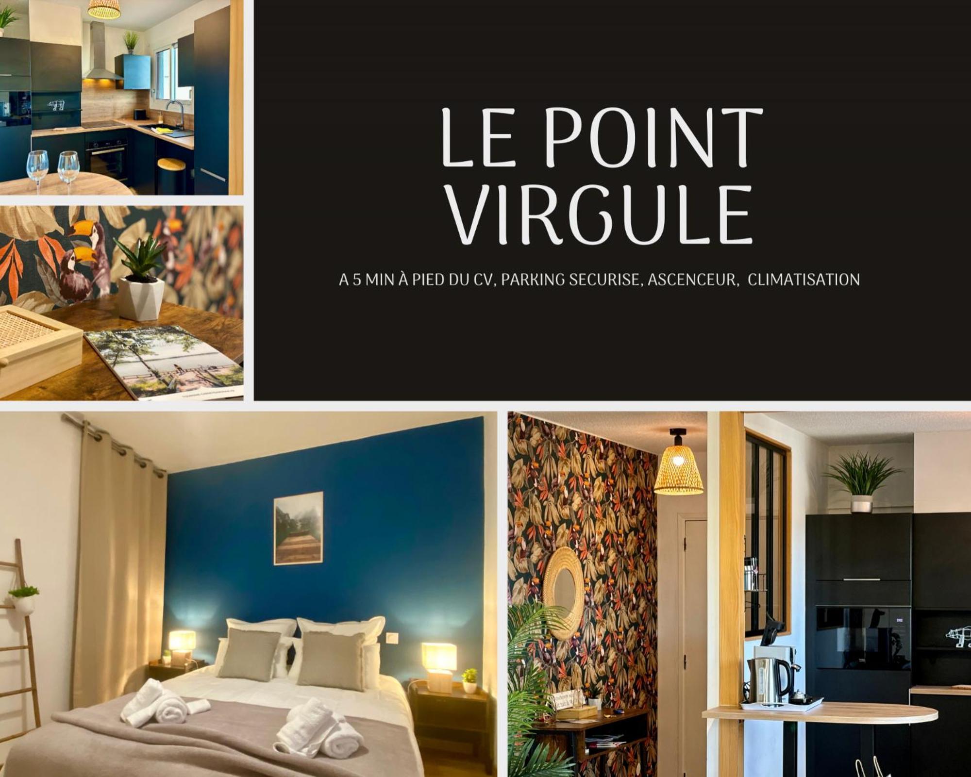 Le Point Virgule - Parking Prive - Climatisation Daire Montauban Dış mekan fotoğraf